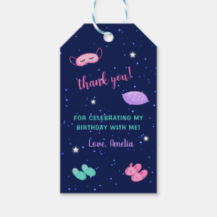 Étiquettes-cadeau Ado de la fête de la fille étoiles Merci Favoriser