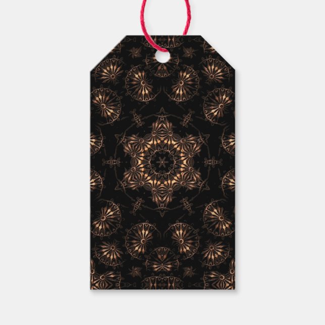 Étiquettes-cadeau Âge de bronze Mandala (Devant)