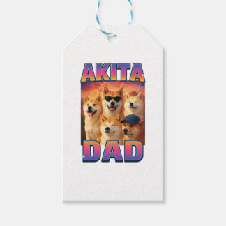 Étiquettes-cadeau Akita