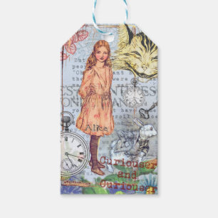 Étiquettes-cadeau Alice au pays des merveilles Classique Cheshire Ra