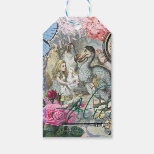 Étiquettes-cadeau Alice Classique Merveilleux Dodo Art Tenniel