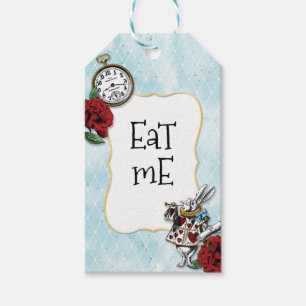 Étiquettes-cadeau Alice vintage au pays des merveilles Douche de fêt