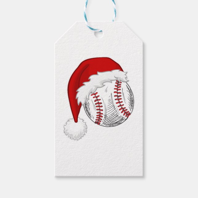 Étiquettes-cadeau Amateurs de baseball, softball - Casquette du Père (Devant)