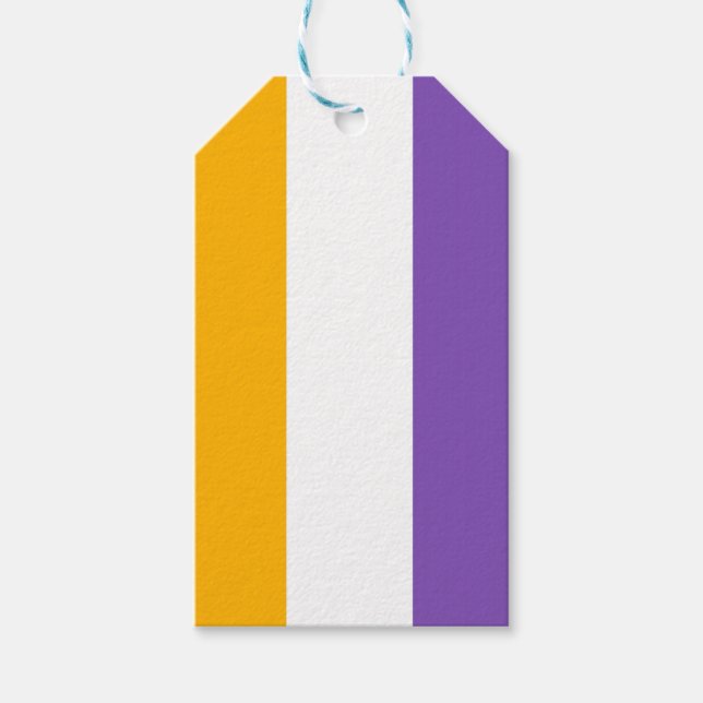 Étiquettes-cadeau American Suffrage Flag 19e édition Pack de 10 (Devant)