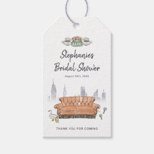 Étiquettes-cadeau AMIS™   Fête des mariées d'aquarelle Perk Central