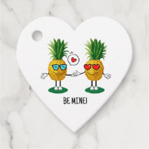 Ananas personnalisé Emoji amour couple