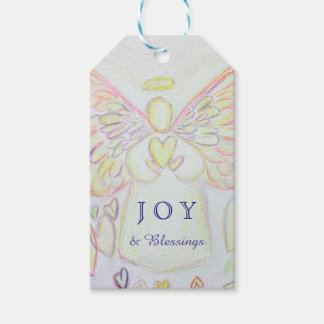 Étiquettes-cadeau Angel of Hearts Holiday Joy Custom Cadeau Tags