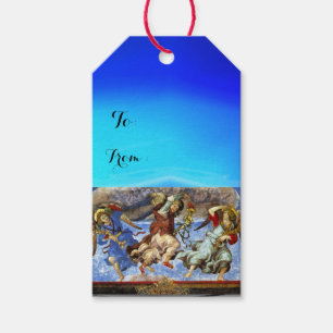 Étiquettes-cadeau Angels de l'Assomption et l'Annonciation par Lippi