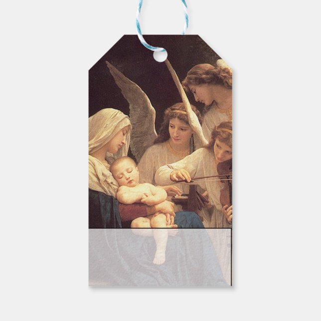 Étiquettes-cadeau Angels Serenade Marie et Jésus (Dos)