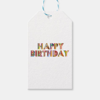 Étiquettes-cadeau Anniversaire de Happ