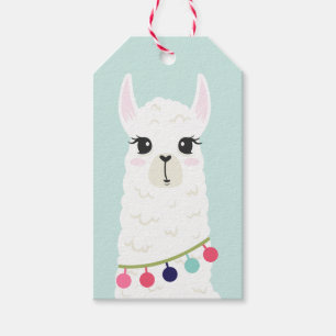 Étiquettes-cadeau Anniversaire de la petite Llama