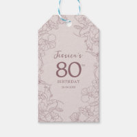 Anniversaire Floral Rose Mauve