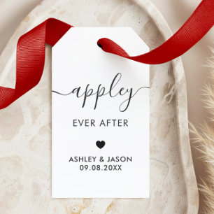 Étiquettes-cadeau Appley Ever After, Caramel Apple, Mariage