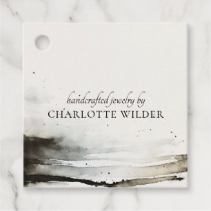 Étiquettes Cadeau Aquarelle artistique Joaillier Designer Abstrait