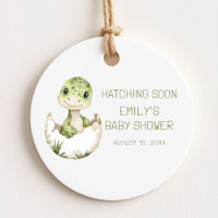 Aquarelle Cute Dinosaur Hatching Bientôt Baby show