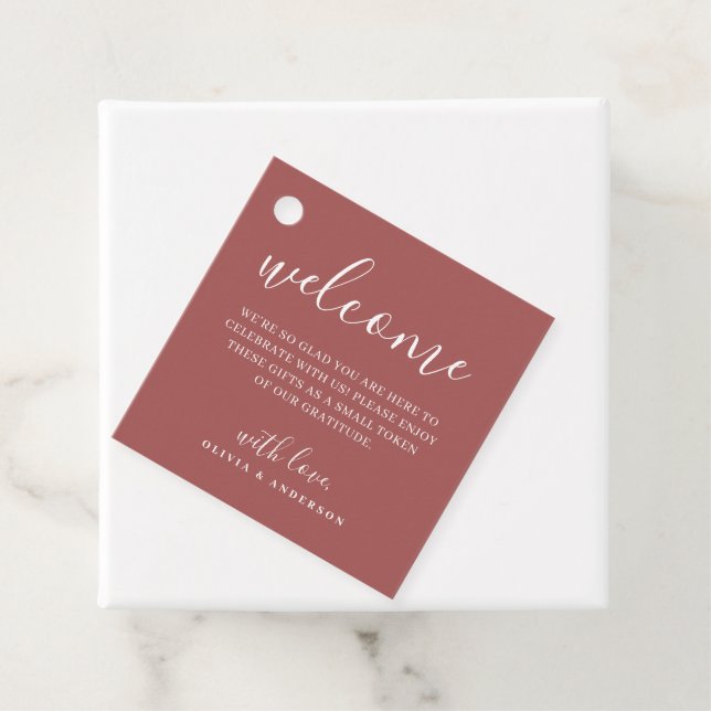 Étiquettes Cadeau Aquarelle de Protea autochtone Boho floral Botaniq (En situation)