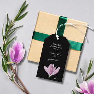 Étiquettes-cadeau Aquarelle Floral Remerciement