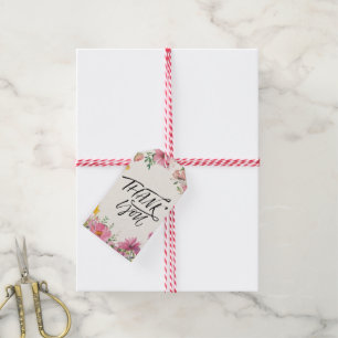 Étiquettes-cadeau Aquarelle Florale
