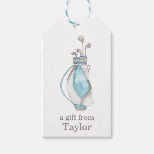 Étiquettes-cadeau Aquarelle Golf Tags