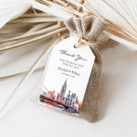 Aquarelle New York City NYC Favoriser le Merci