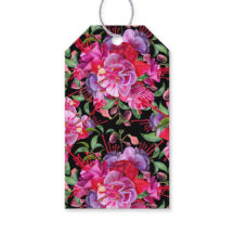 Aquarelle rose et noire personnalisées Fuchsia Blo