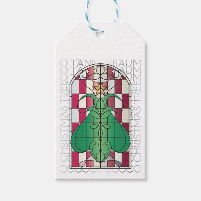 Étiquettes Cadeau Arbre de Noël (Devant)