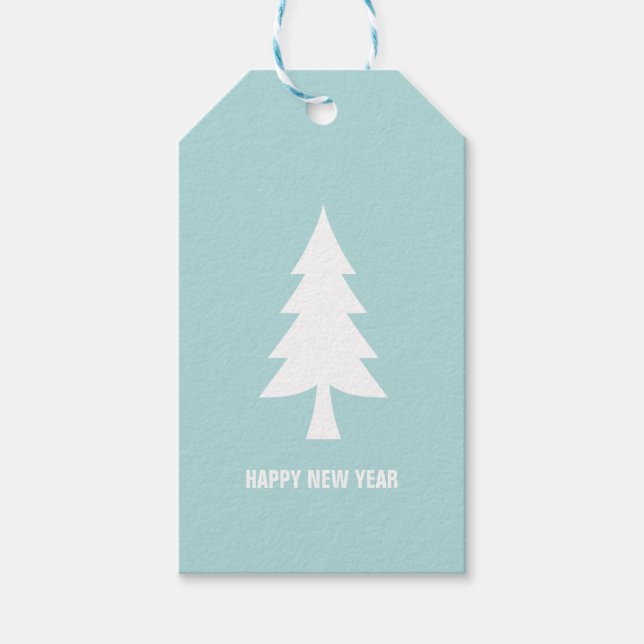 Étiquettes Cadeau Arbre de Noël (Devant)