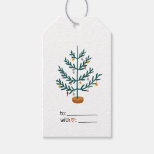 Étiquettes Cadeau Arbre de Noël