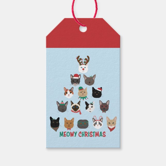 Étiquettes-cadeau Arbre de Noël (Devant)