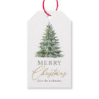 Arbre de Noël Élégant Aquarelle Fêtes de fin d'ann