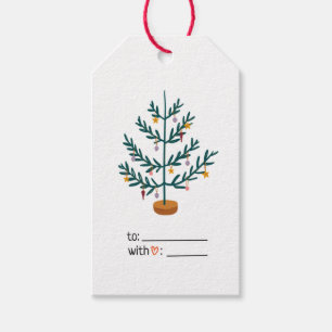 Étiquettes-cadeau Arbre de Noël Nom personnalisé Balises cadeaux