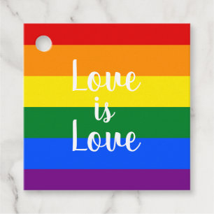 Étiquettes Cadeau Arc-en-ciel