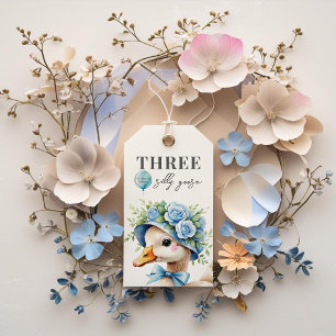 Étiquettes-cadeau Arc en fleur Coquette Silly Goose Garçon Anniversa