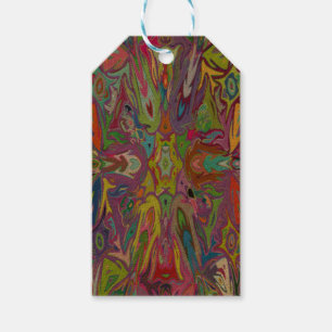 Étiquettes-cadeau Art déco moderne Multicolore