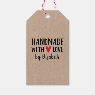 Étiquettes-cadeau Artisanat Kraft Personnalisé Avec Balises Cadeaux 