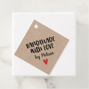 Étiquettes Cadeau Artisanat Kraft Personnalisé Avec Balises Cadeaux
