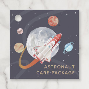 Étiquettes Cadeau Astronaute de l'aventure spatiale