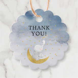 Étiquettes Cadeau Attrapez Un Baby shower Etoile Bunny Elephant