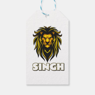 Étiquettes-cadeau autocollants de lions