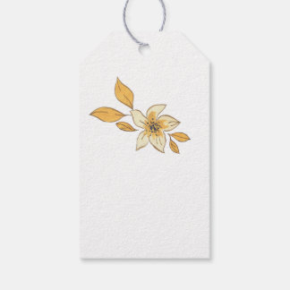 Étiquettes-cadeau Autumn flower