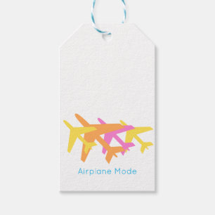 Étiquettes-cadeau Avion Mode Voyage Avion Pilote Aventure d'équipage