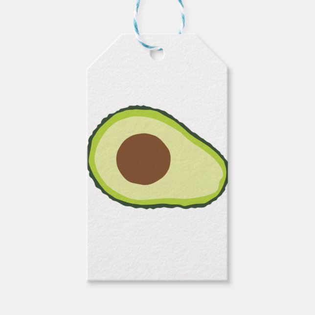 Étiquettes-cadeau Avocado (Devant)