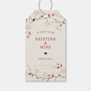 Étiquettes-cadeau Baby in Bloom Baby shower Affichage douche