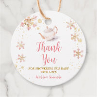 Baby Is Brewing Fête du Thé Rose Hiver Baby Shower