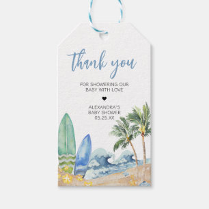 Étiquettes-cadeau Baby on Board Beach Baby shower Favoriser Tags