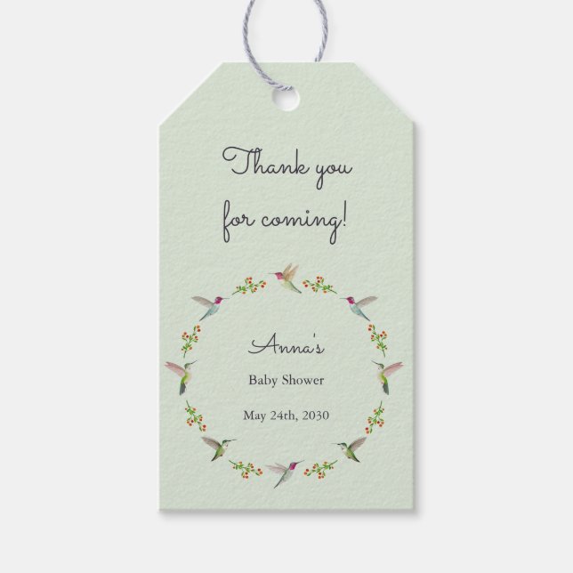 Étiquettes-cadeau Baby Shower (Devant)