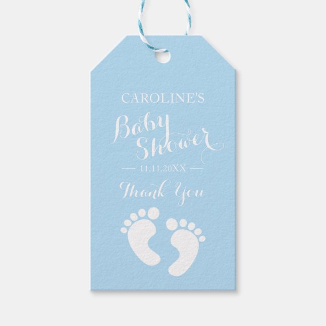 Étiquettes-cadeau Baby shower (Devant)