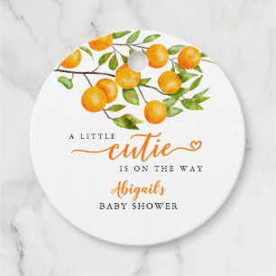 Étiquettes Cadeau Baby shower à fruits de Little Cutie