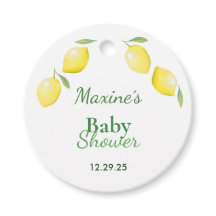 Baby shower aux citrons jaunes