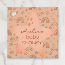 Baby shower Boho Peachy Météo